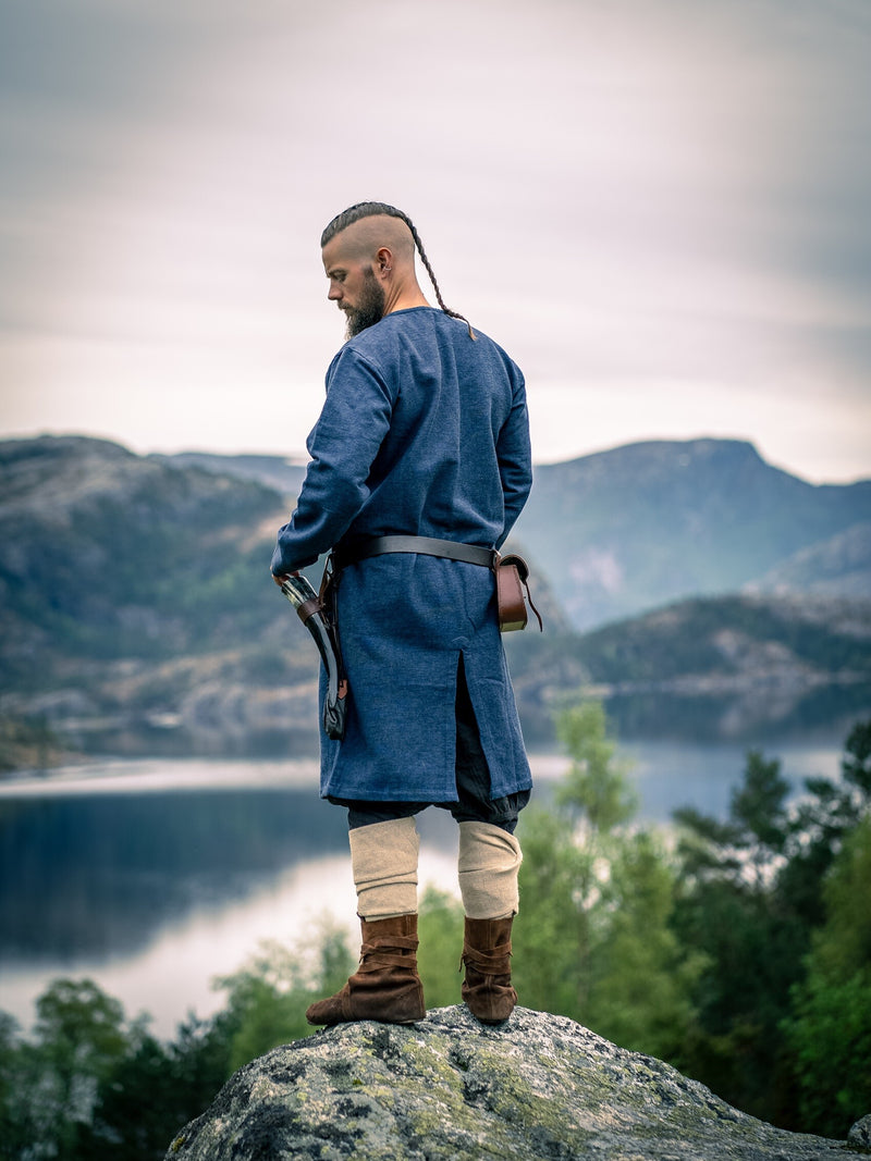 Lange Vikingtuniek Hvitserk, blauw