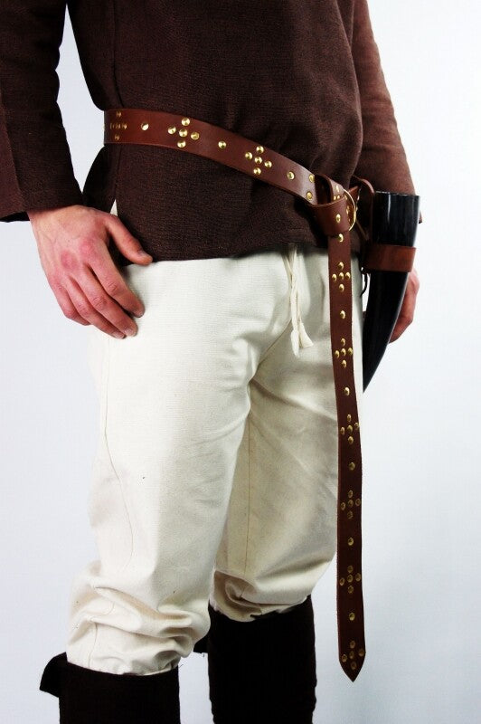 Viking belt Snorre, brown
