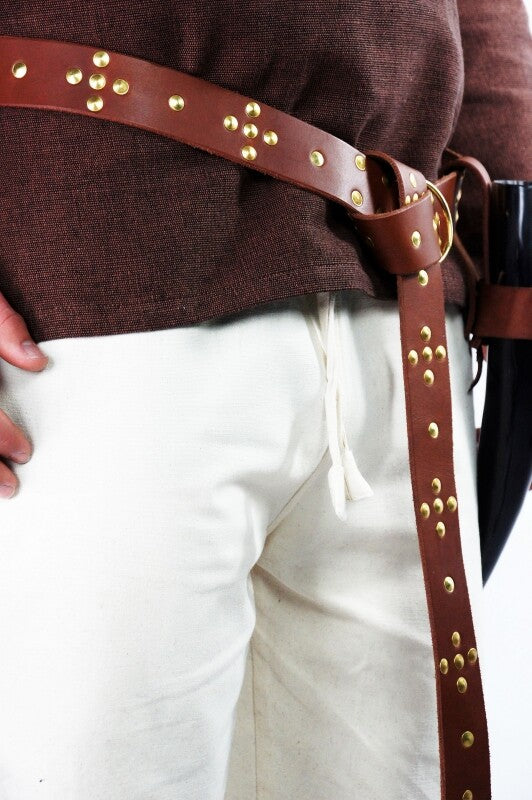 Viking belt Snorre, brown