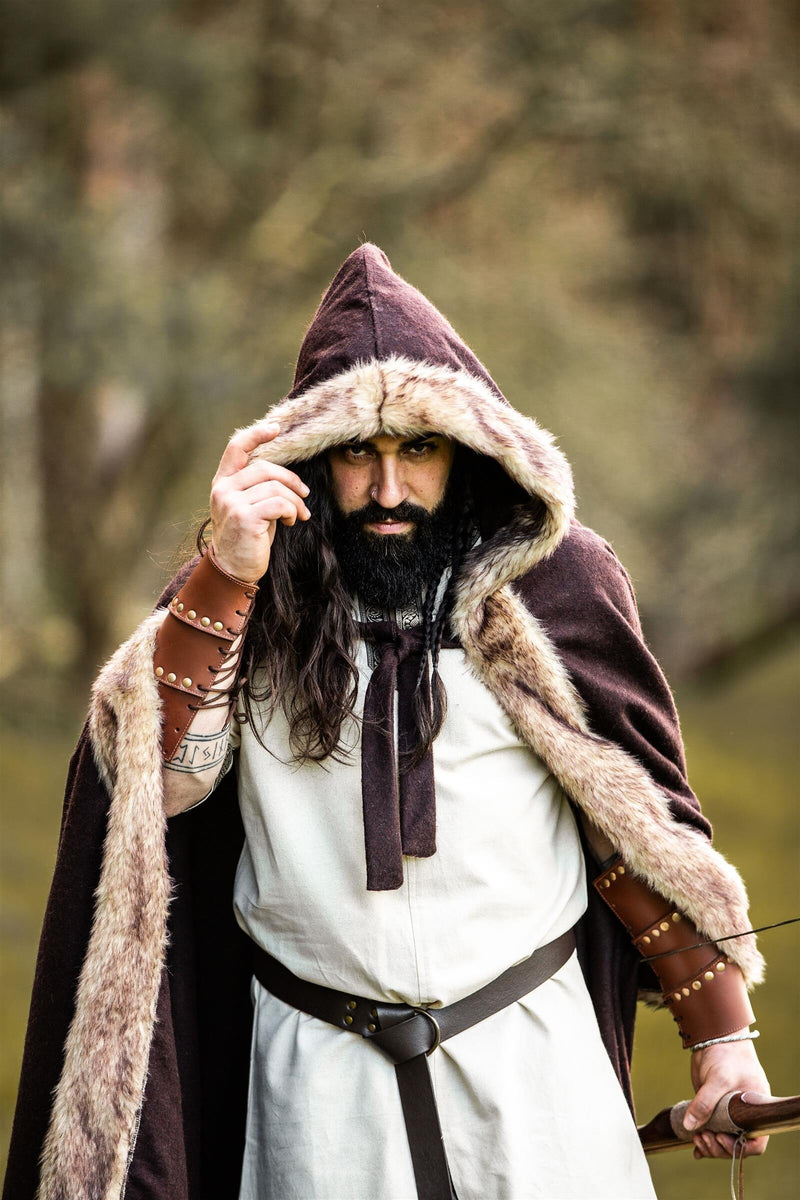 Vikingmantel Fjell, bruin, wolmix, bruin