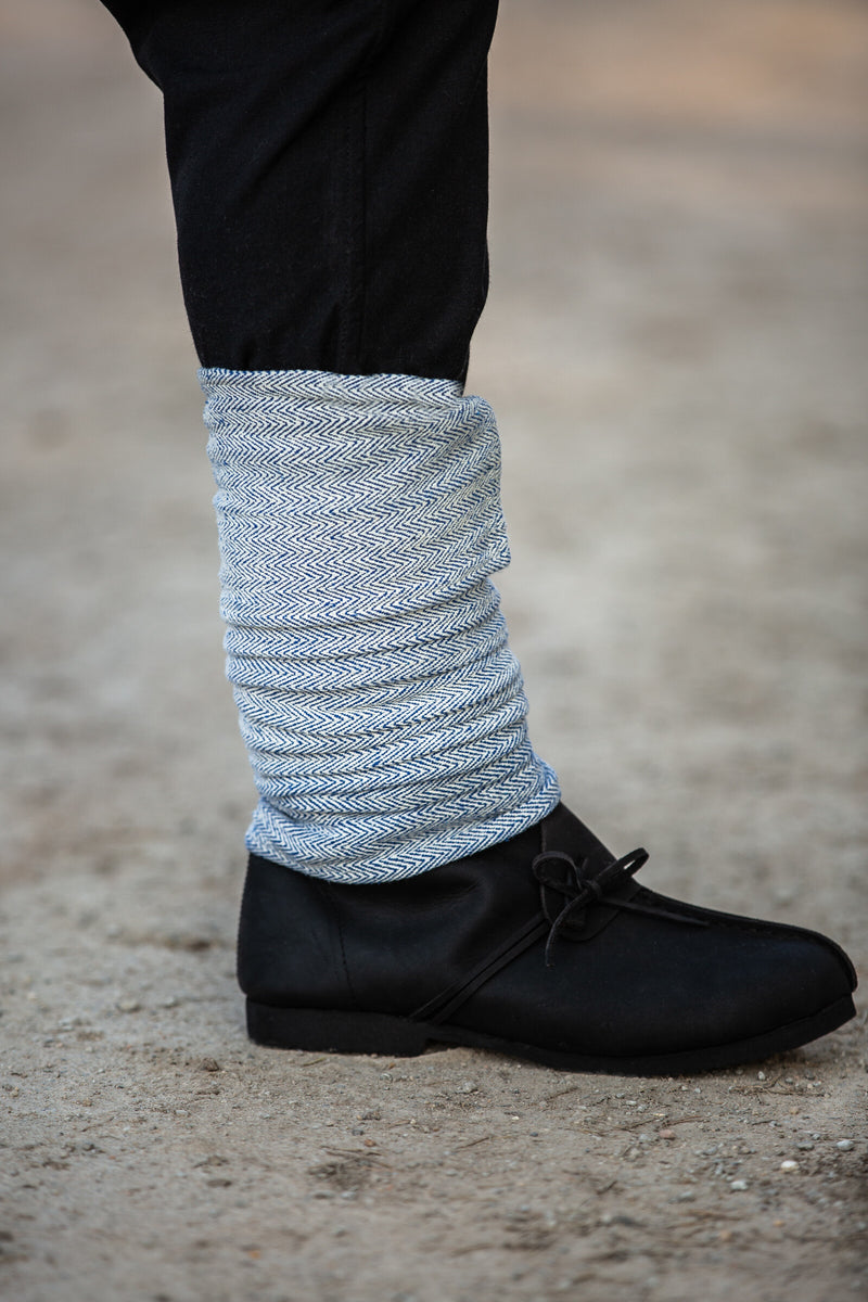 Beenwindsels vissegraatmotief Frode, blauw