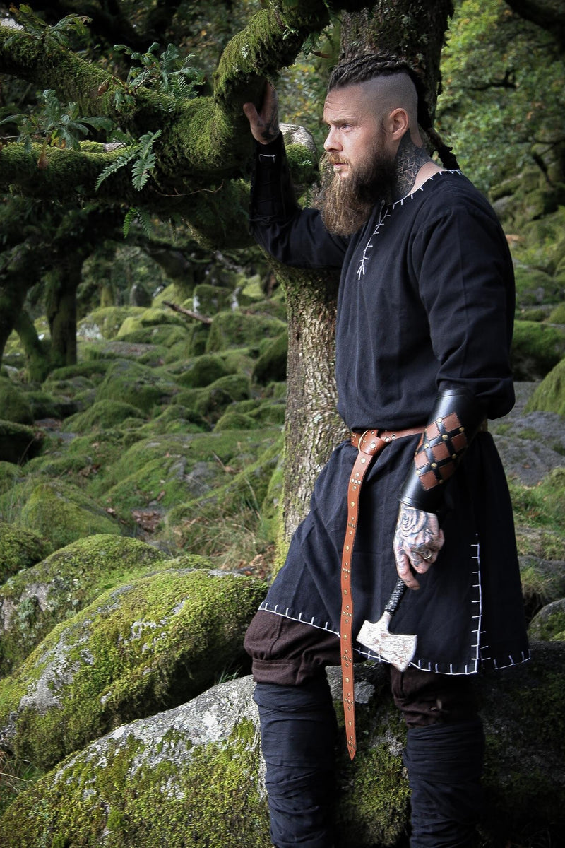 Tuniek met authentieke zoom, zwart