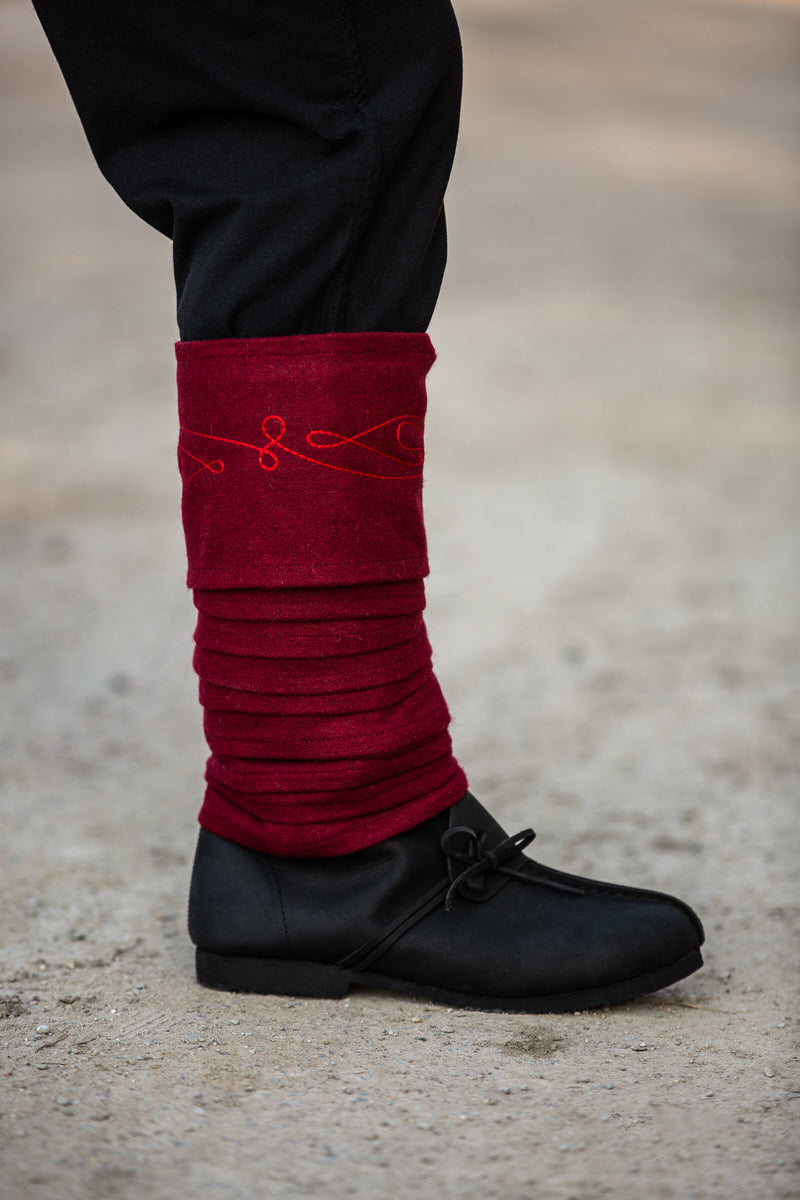 Beenwindsels Duco, rood, wolmix