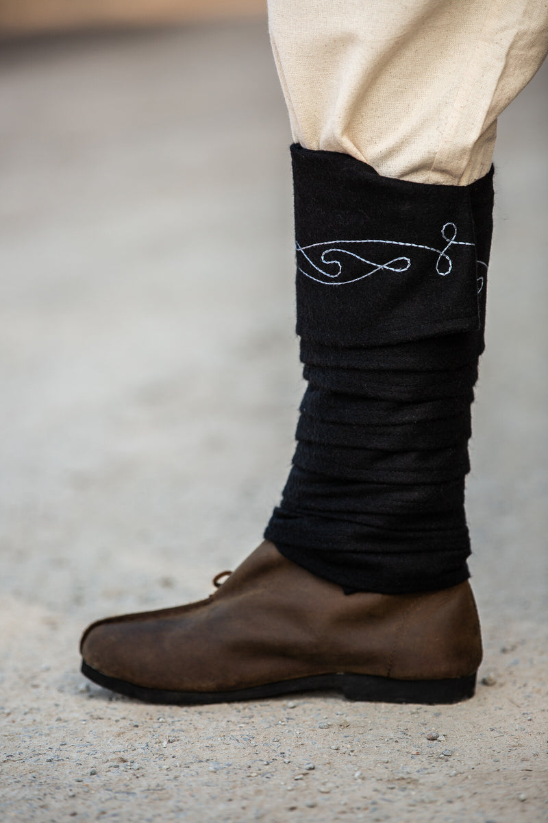 Beenwindsels Duco, zwart, wolmix